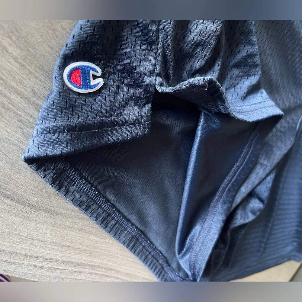 Champion Navy Blue Athletic Shorts - Size Large - Picture 5 of 8